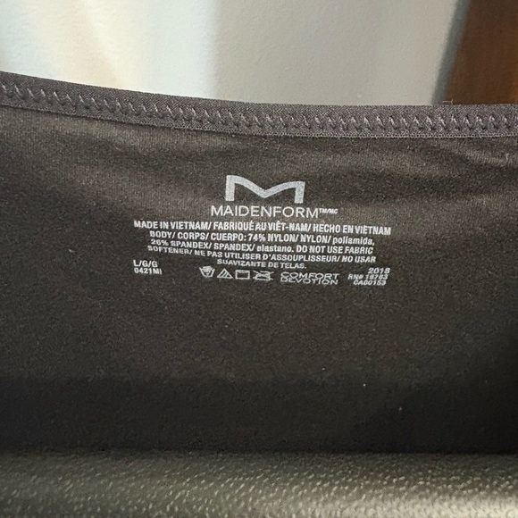 Maidenform Comfort Devotion Shapewear Tank Top - Black (L) - Picture 4 of 6